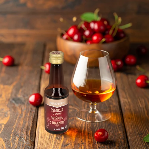 Essens med smag af Kirsebær med brandy, 40 ml - til 4 L - 7