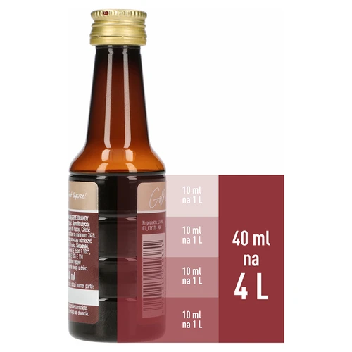 Essens med smag af Reserve Brandy, 40 ml, til 4 L - 5