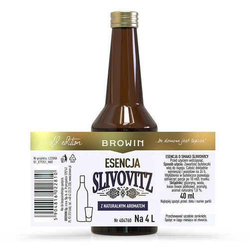 Essens med smag af slivovitz, til 4 L, 40 ml - 4