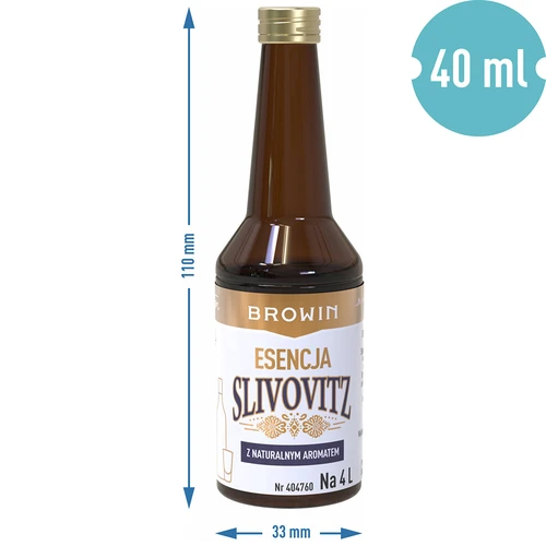 Essens med smag af slivovitz, til 4 L, 40 ml - 7