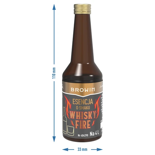Essens med Whisky Fire smag til 4 L, 40ml - 7