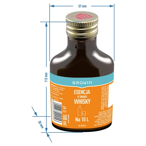 Essens med whiskysmag til 10 L - 100 ml - 5