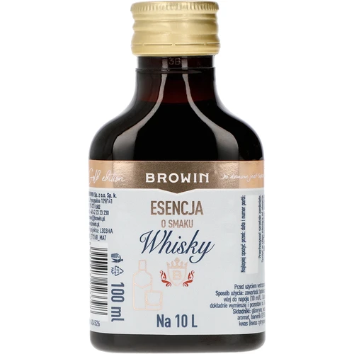 Essens med whiskysmag til 10 L, 100 ml  - 1 