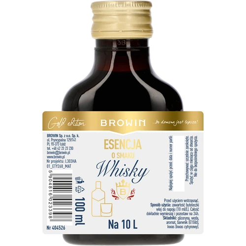 Essens med whiskysmag til 10 L, 100 ml - 4