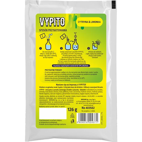 Festsæt - Vypito Citron og lime - 3