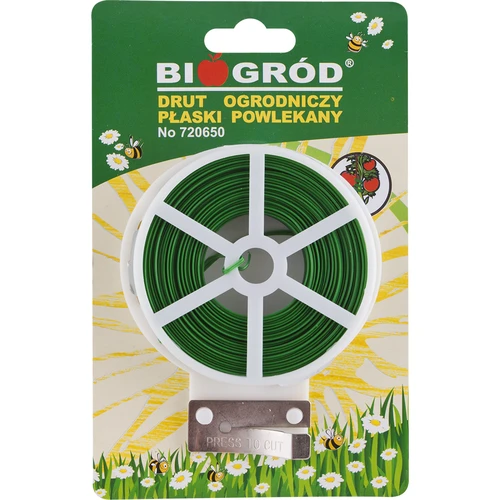 Flad have tråd, belagt med PVC 50m x 2mm  - 1 