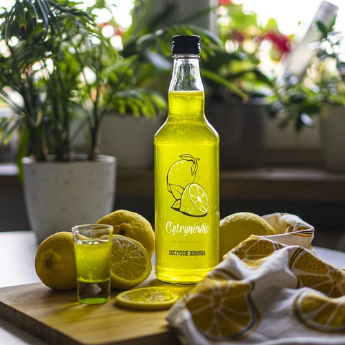 Flaske 500 ml med skruelåg, tryk "Cytrynówka", 1 stk. - 5