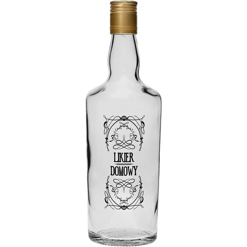 Flaske 0,5 L med låg og tryk Hjemmelavet likør - 4 stk. - 3