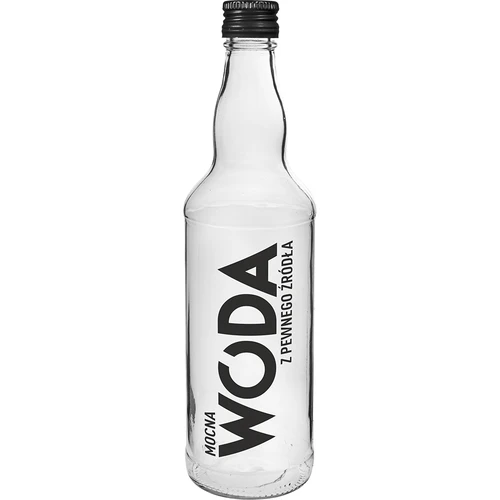Flaske 0,5 L med låg og tryk stærk Vand - 2