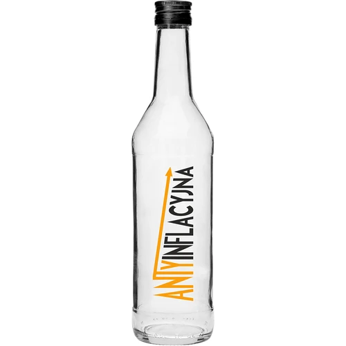 Flaske 0,5 L med skruelåg og tryk Anti-inflation - 4 stk. - 5