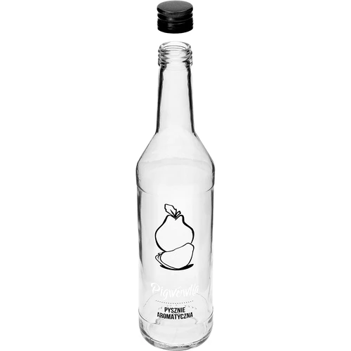 Flaske 0,5 L med skruelåg og tryk Kvede - 4 stk. - 6
