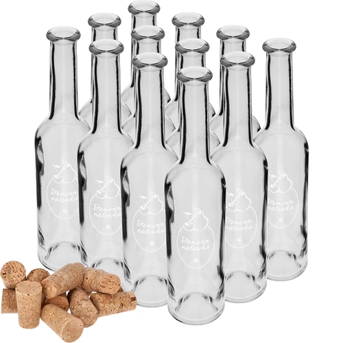 Flaske 350 ml med kork, tryk Hjemmelavet likør - 4