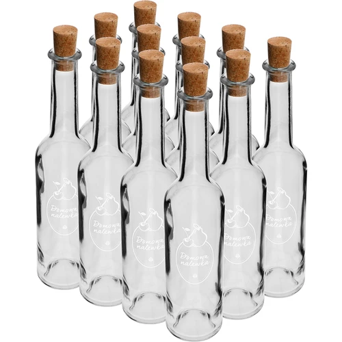 Flaske 350 ml med kork, tryk Hjemmelavet likør - 6