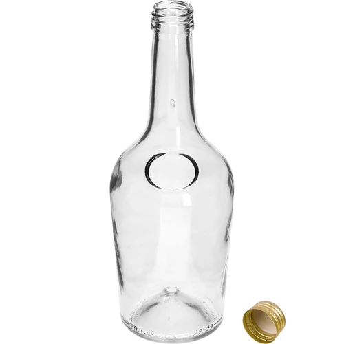 Flaske GLORIA 0,5 L, med gyldent skruelåg Ø28, 1 stk. - 2