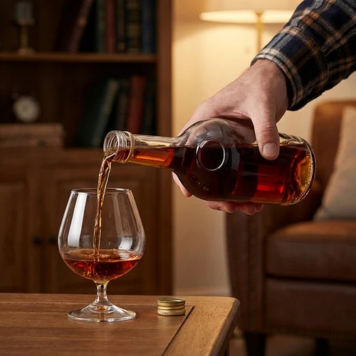 Flaske GLORIA 0,5 L, med gyldent skruelåg Ø28, 1 stk. - 7