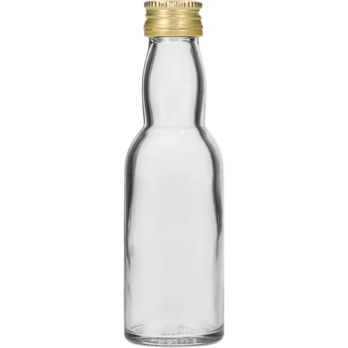 Flaske 'Maluch' med gyldent skruelåg, 40 ml, 10 stk. - 3