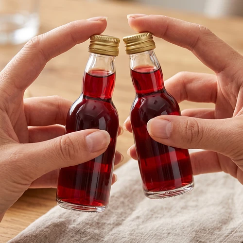 Flaske 'Maluch' med gyldent skruelåg, 40 ml, 10 stk. - 9