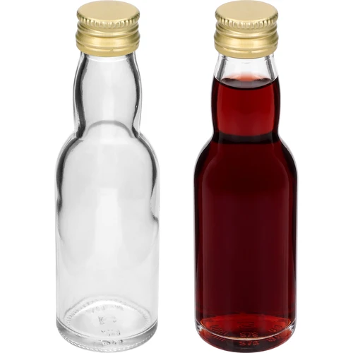 Flaske 'Maluch' med gyldent skruelåg, 40 ml, 10 stk. - 5