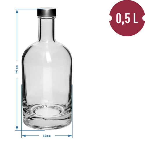 Flaske Miss Barku hvid 0,5 L - 2