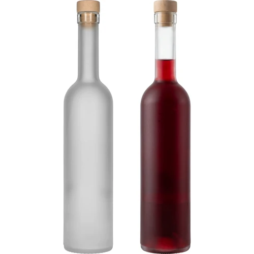 Flaske ”Frostet” 0,5 L med prop, 1 stk. - 3