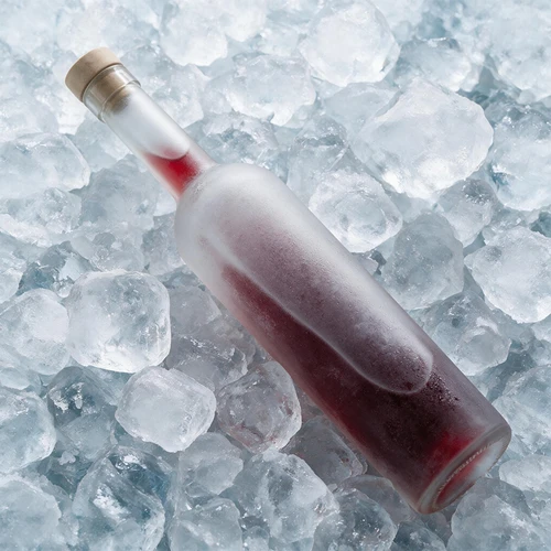 Flaske ”Frostet” 0,5 L med prop, 1 stk. - 6