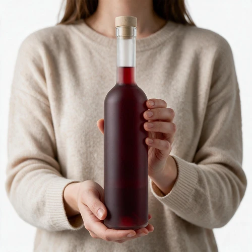 Flaske ”Frostet” 0,5 L med prop, 1 stk. - 7