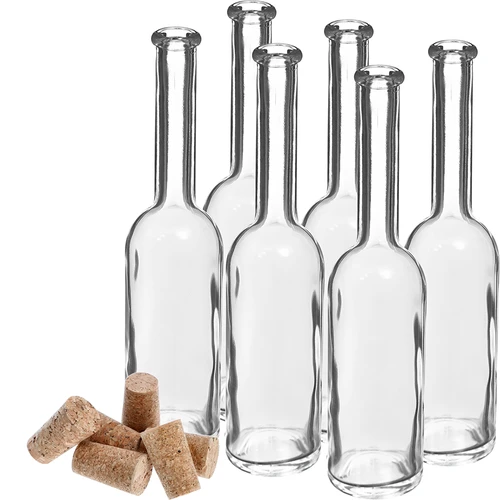 Flaske til likør 100 ml 6 stk. + 6 propper - 3