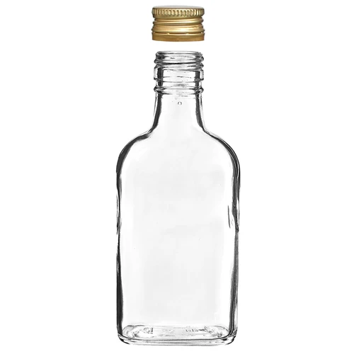 Flaske til likører lommelærke med skruelåg 200 ml 10 stk - 3