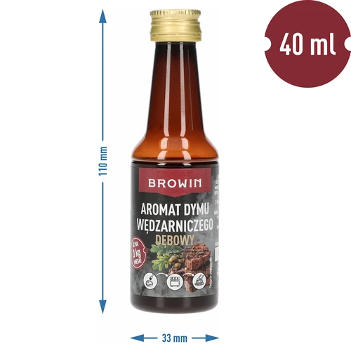 Flydende røgaroma – eg, 40 ml - 3