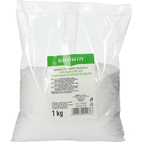 Fødevaregodkendt citronsyre, 1 kg  - 1 