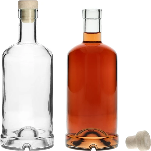 Gabinetflaske 0,5 L med kork - 3