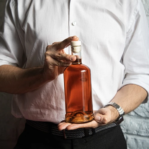 Gabinetflaske 0,5 L med kork - 8