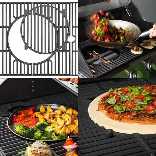 Gasgrill dragON BBQ201, 18,8 kW, sølv - 10