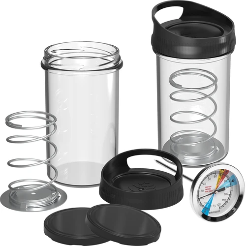 Glas skinkekoger - DUO sæt, til 2 x 450 g  - 1 