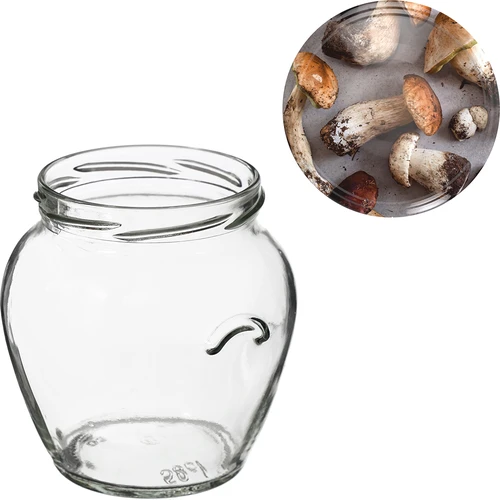 Glas TO Amfora 580 ml med farvet låg fi82/6-6stk. - 13