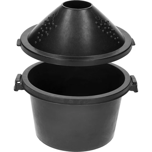 Glasballon til vin 5 L - i plastikkurv - 5