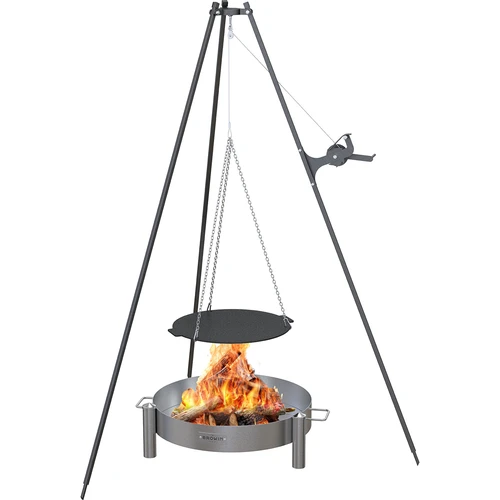 Grillpande, støbejern, ø 44 cm - 12