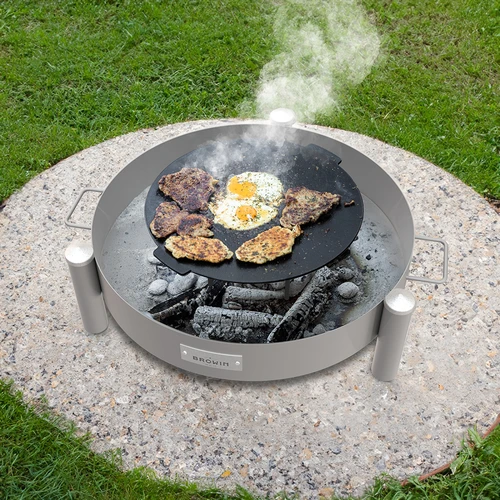 Grillpande, støbejern, ø 44 cm - 13