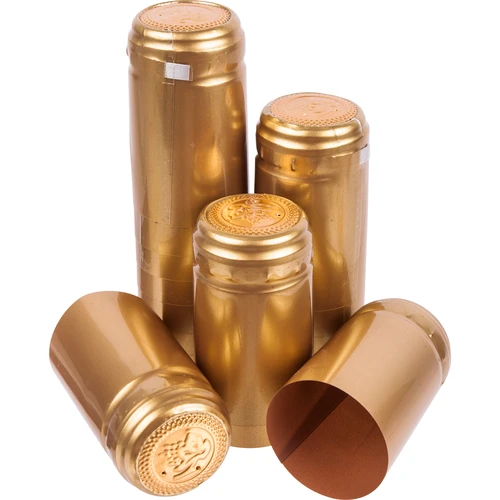 Hætter med perforering guld fi 31mm 100stk.  - 1 