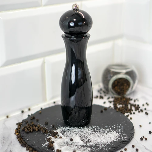 Håndkværn til peber og salt, 21 cm, hvid - 6