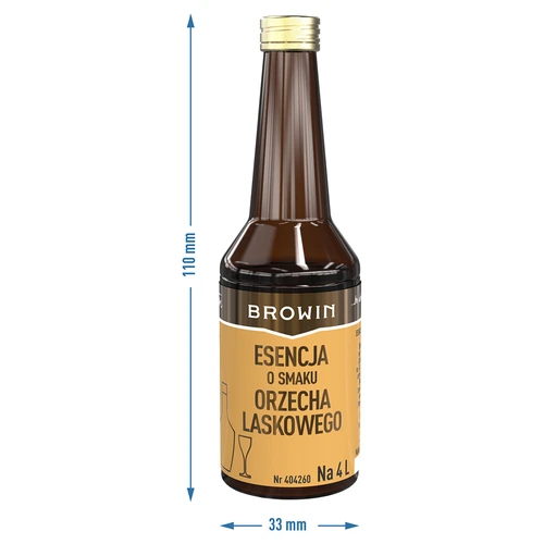 Hasselnød-essens til 4 L - 40 ml - 8