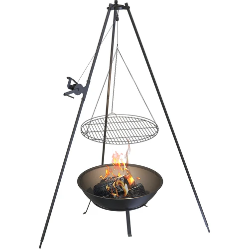 Have-bålskål med rist, Ø55 cm, rund, skålformet - 7