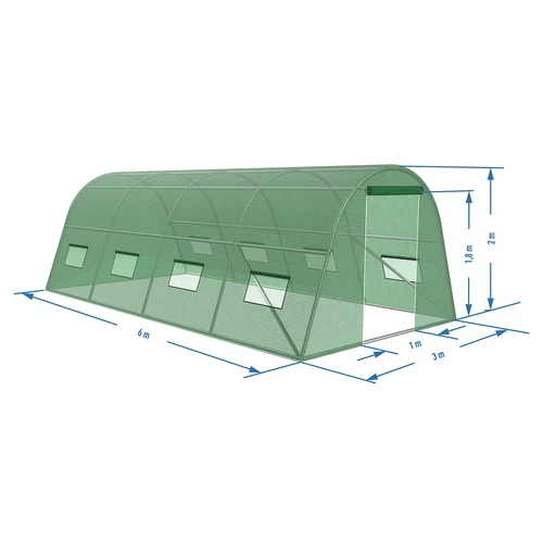 Have drivhus (folie) 3x6x2 m - 16
