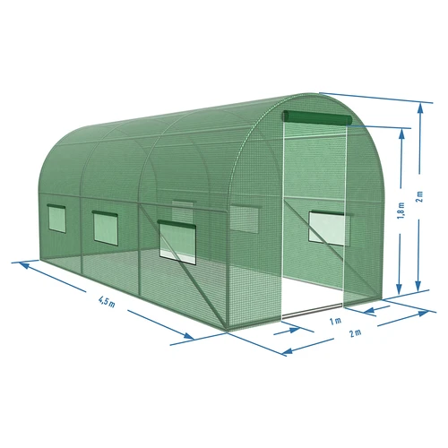Have drivhus (plastik) 2x4,5x2 m - 15