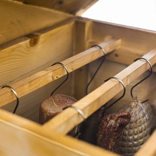 Have røghus i træ 200 L – dragON Wood 100E med elektrisk varmeelement og controller - 16