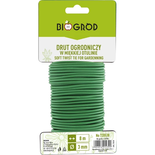 Have tråd i blød kappe 8m x 3mm  - 1 