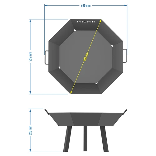 Havebålplads ø 60 cm - loftstil - 8