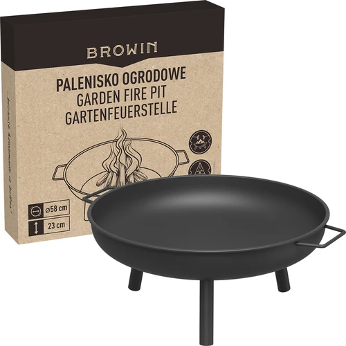 Havebålsted Ø58 cm, rundt, bålskål - 8