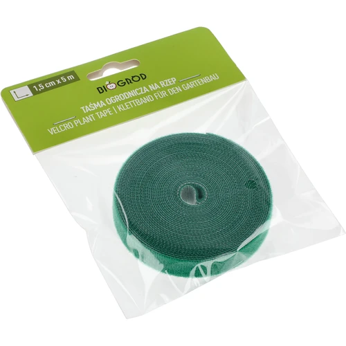 Havebånd med velcro, grøn, 15 mm x 5 m - 5