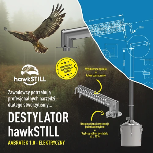 Hawkstill Aabratek 1.0 Elektrisk Destillator, 30 L - 18